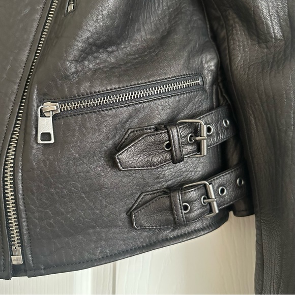 Banana Republic Genuine leather moto jacket - Picture 10 of 11